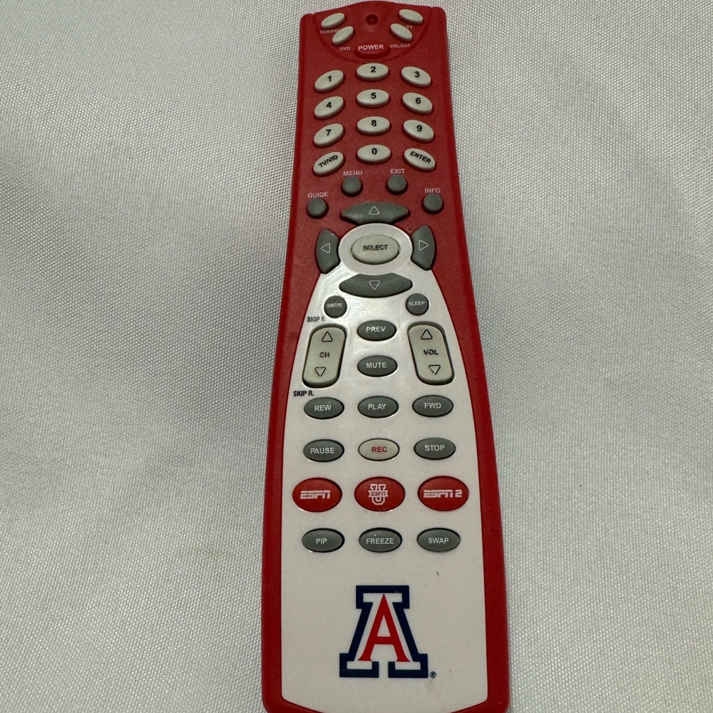 Arizona Wildcats University of Arizona Universal TV Remote Control NCAA College